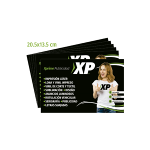 Volante 1/2 de carta 100 piezas