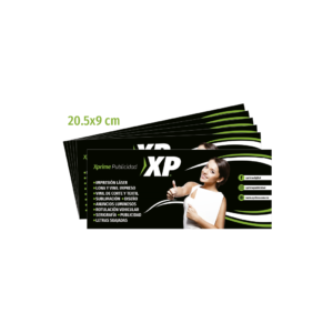 Volante 1/3 de carta 100 piezas