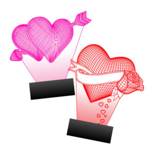 Base con acrílico 1 pieza